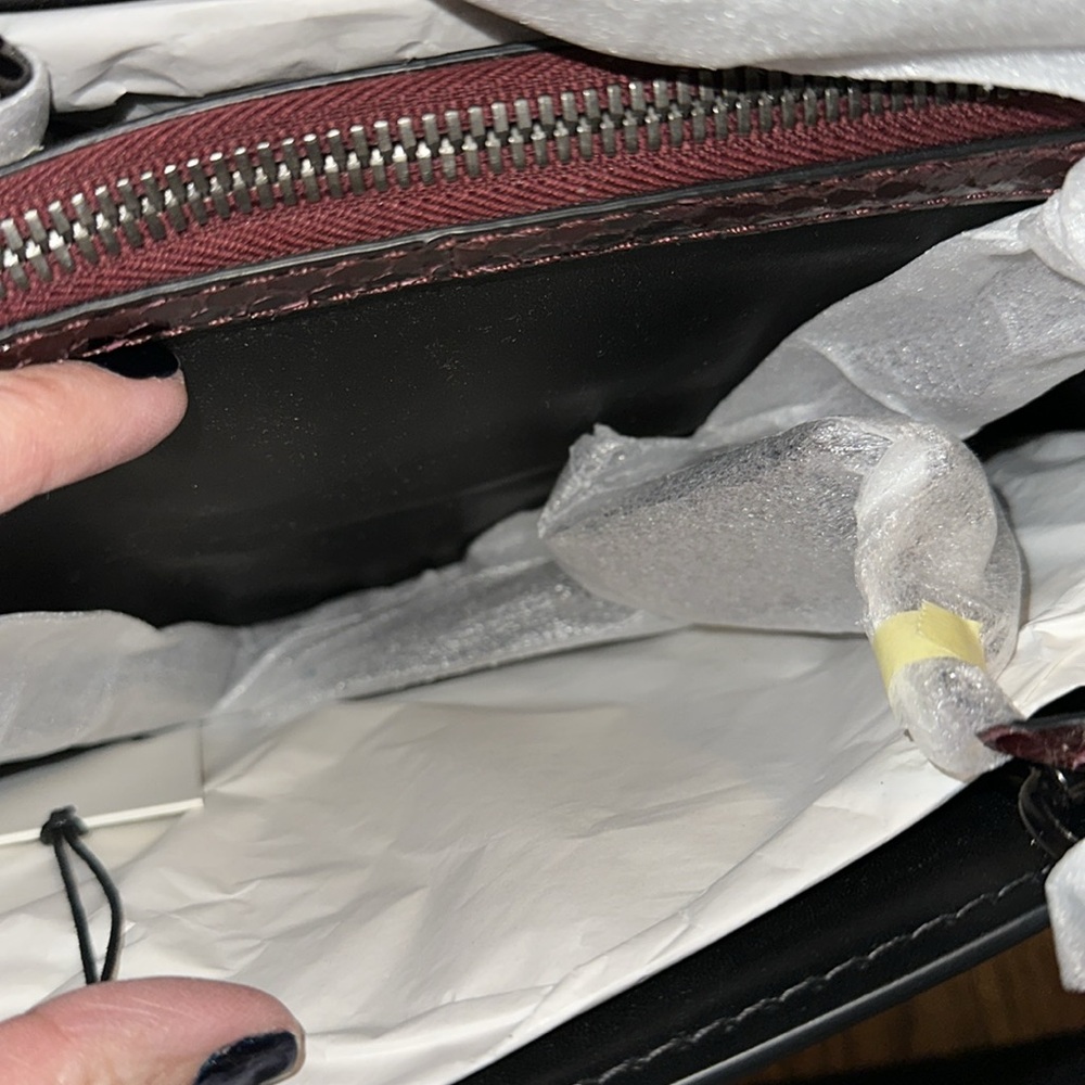 Rogue Bag In Snakeskin, Red, NWT - Picture 8 of 15